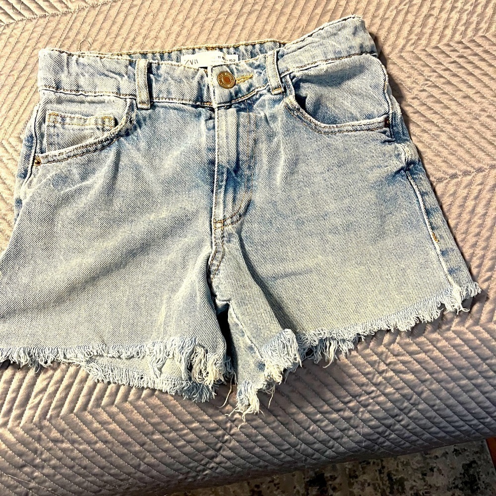 Kids Zara Jeans Shorts Size 11-12